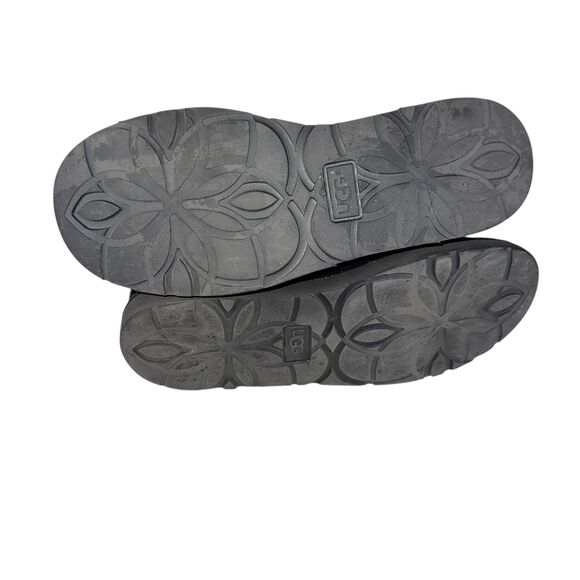 UGG Abree Mini Boots Black Suede Women's Size 8 - Picture 2 of 8